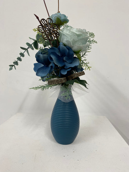 Vase bleu 827